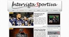 Desktop Screenshot of intervistasportiva.com